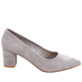 Décolleté con tacco Mindy Grey grigio