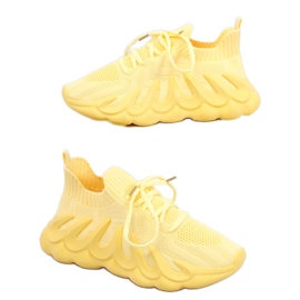 Ineng Calzini gialli scarpe sportive giallo