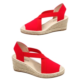 Espadrillas Sandali con zeppa Dolor Red rosso