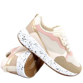 Sneaker da donna Truth Khaki beige rosa d'oro
