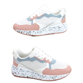 Sneakers Truth White da donna bianco blu rosa argento