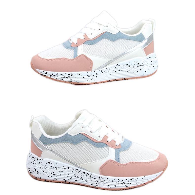 Sneakers Truth White da donna bianca blu rosa d'argento