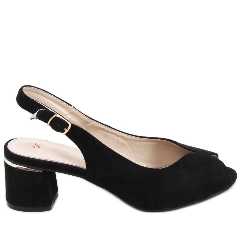 Sandali con tacco Venus Black nero