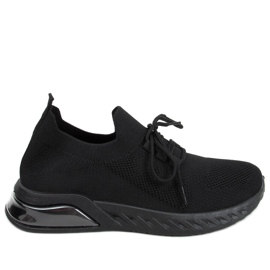 Scarpe sportive da calzino Salice Black nero