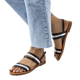 Sandali Hibbins da donna neri nero argento