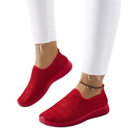 Sneakers Ritva da donna rosse rosso
