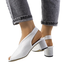 Sandali Rush traforati argento