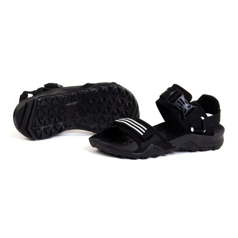 Sandali Adidas Cyprex Ultra Sandal Dlx Jr GY6115 nero