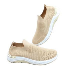 Scarpe sportive a calzino Bloom Beige