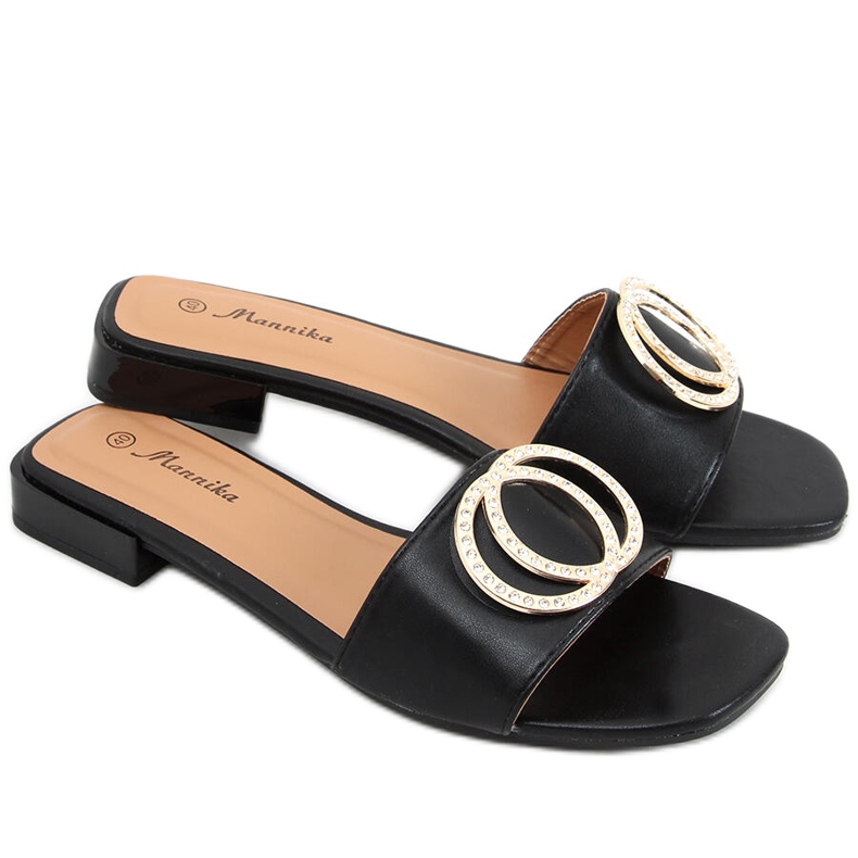 Ciabatte da donna Allor Black nero