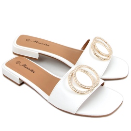 Ciabatte da donna Allor White bianco