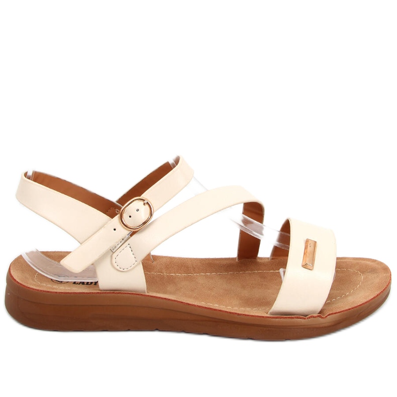 Sandali da donna Beige Foglia