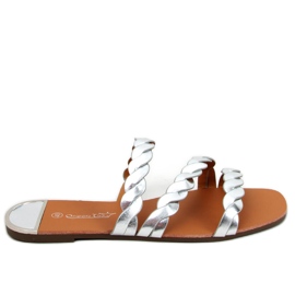 Ciabatte da donna Clover Silvery argento