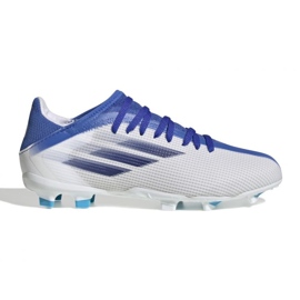Scarpe da calcio Adidas X Speedflow.3 Fg Jr GW7488 multicolore bianco
