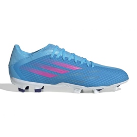 Scarpe da calcio Adidas X Speedflow.3 Fg M GW7483 blu blu