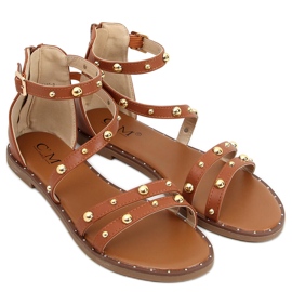 Sandali romani Cairo Camel marrone