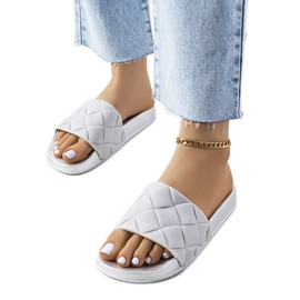 Ciabatte Lind in gomma argento