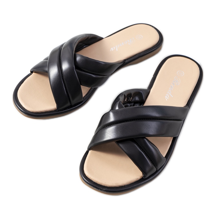 Pantofole Thines da donna di colore nero