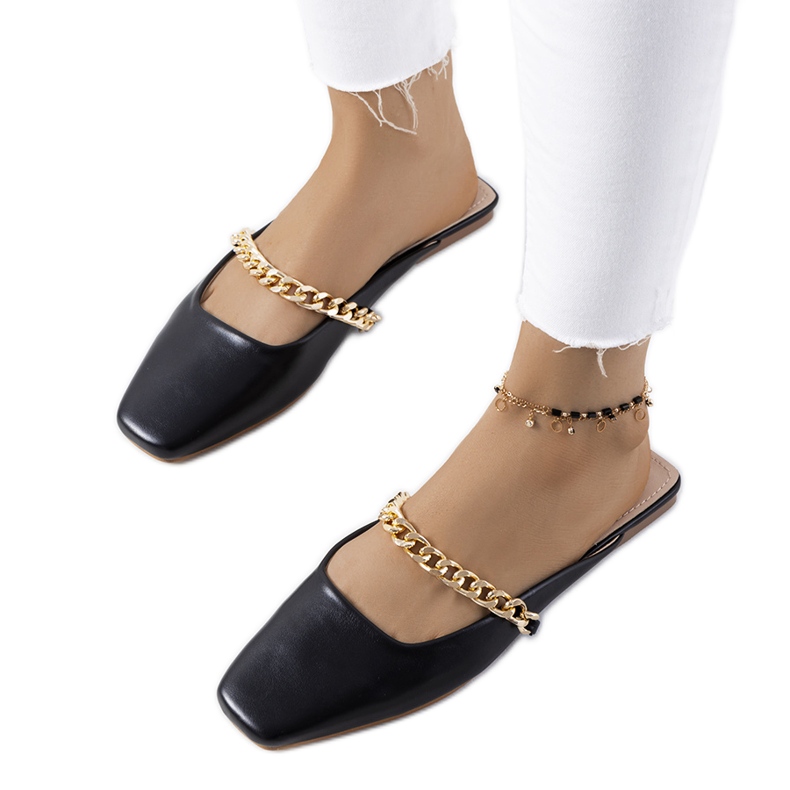 Eleganti pantofole nere di Baras nero