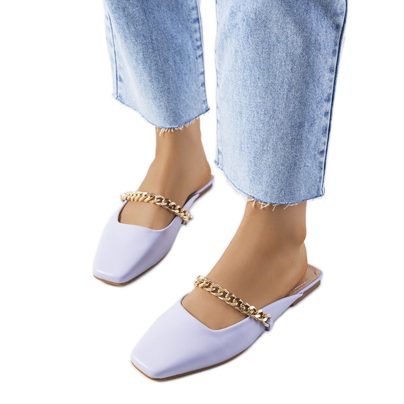 Ciabatte eleganti viola di Baras