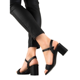 Cm Paris Sandali Con Fibbia Decorativa nero