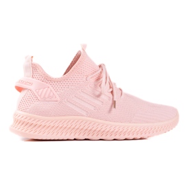 Sweet Shoes Scarpe sportive in tessuto rosa