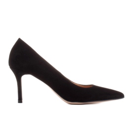 Marco Shoes Eleganti tacchi in camoscio nero