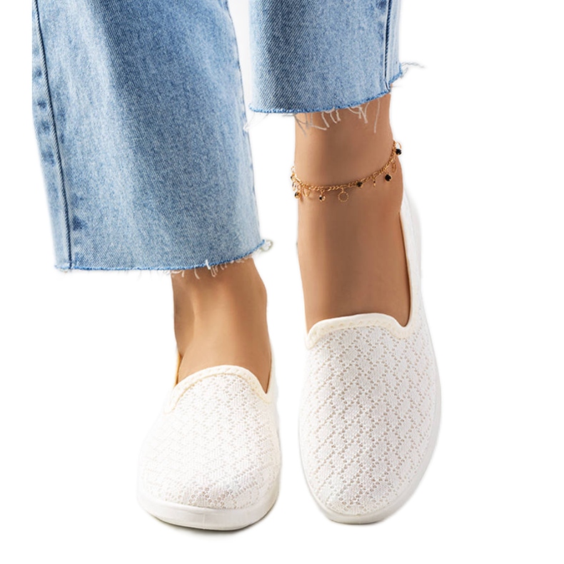 Sneakers beige da donna Forssell écru