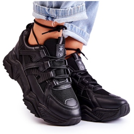 Scarpe sportive da donna Sneakers Black Daren nero