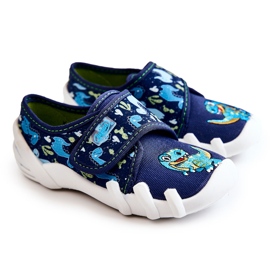 BEFADO S.A. Scarpe Pantofole Befado Velcro Dinosaur 273X341 Blu Navy
