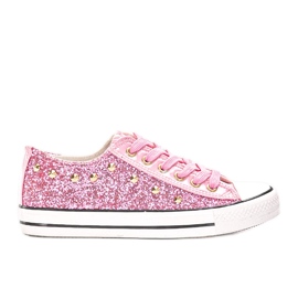 Sneakers rosa glitterate di Kirst