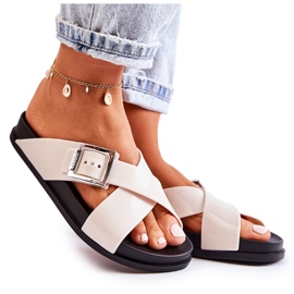 Ciabatte da donna in gomma ZAXY JJ285057 Bianche bianco