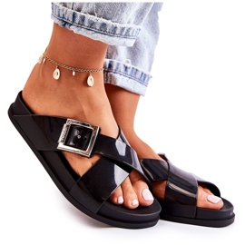 Ciabatte da donna in gomma ZAXY JJ285058 Nero