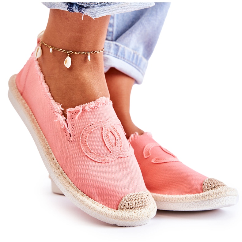 PS1 Espadrillas da donna classiche Coral Flaure rosa