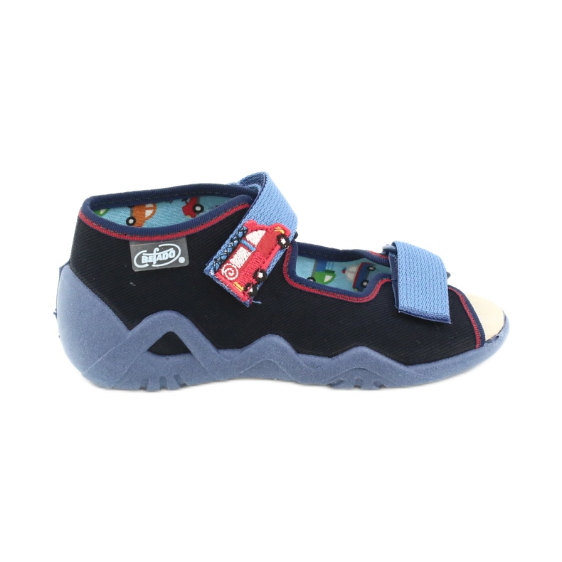 Scarpe da bambino Befado gialle 350P014 rosso blu navy blu