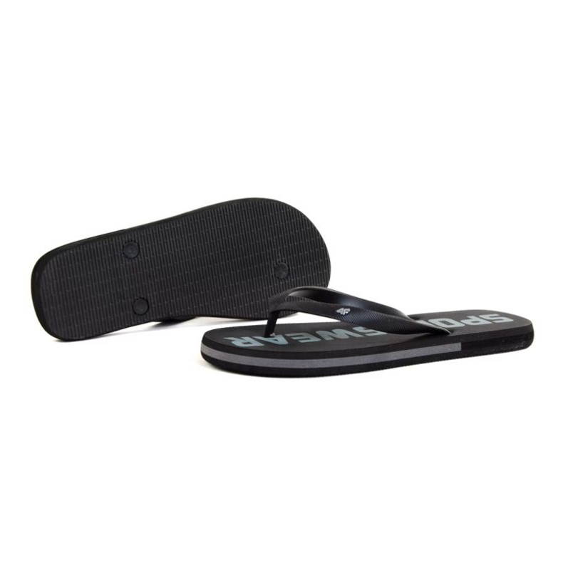 Infradito 4F M H4L22-KLM006 grigio scuro nero