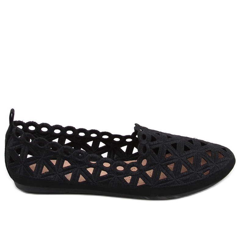 Kida Ballerine traforate nere nero