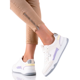 TRENDI Scarpe sportive colorate bianco multicolore