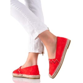 Lucky Shoes Espadrillas Con Motivo rosso