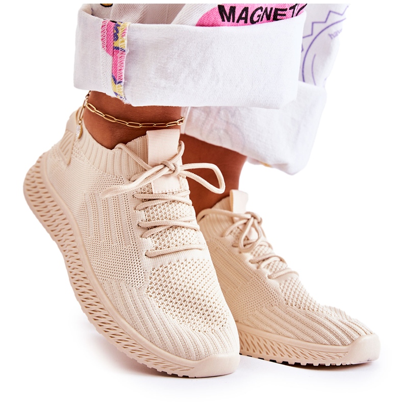 PS1 Scarpe sportive da donna Sneakers Beige chiaro Storia