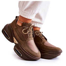 PS1 Sneakers sportive da donna Scarpe Khaki New Horizon marrone