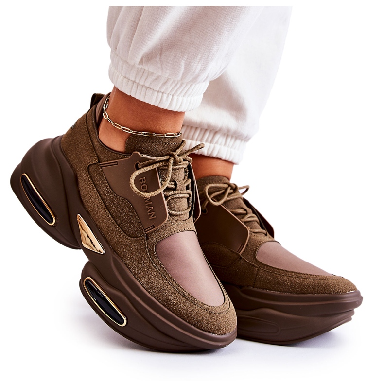 PS1 Sneakers sportive da donna Scarpe Khaki New Horizon marrone