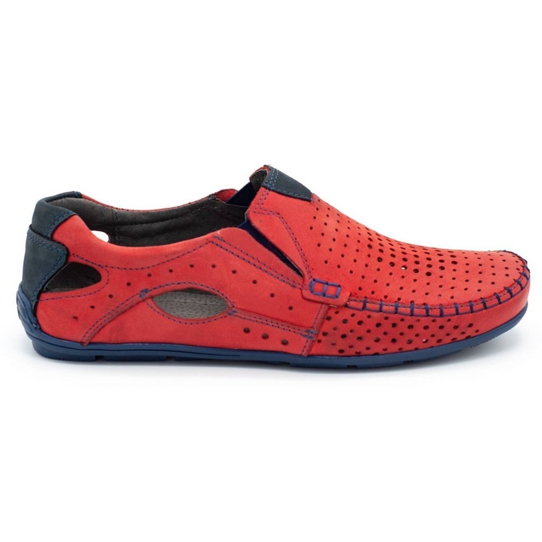 Mario Pala Scarpe uomo mocassini 901 summer red rosso