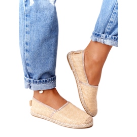 Espadrillas Su Suola In Paglia Lu Boo Beige