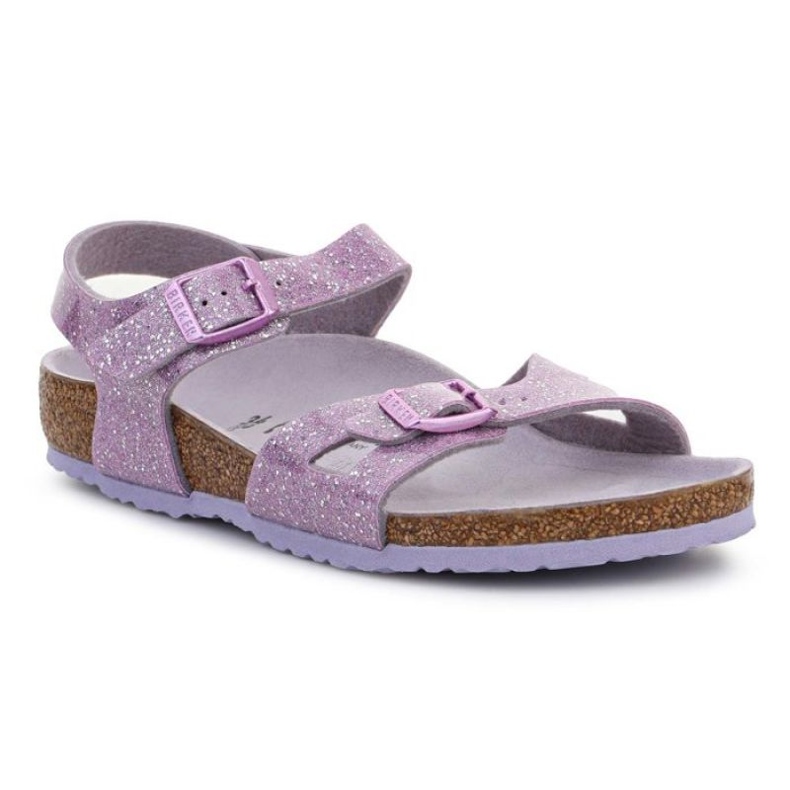 Birkenstock Rio Kids 1022169 Sandali Cosmic Sparkle Lavanda viola