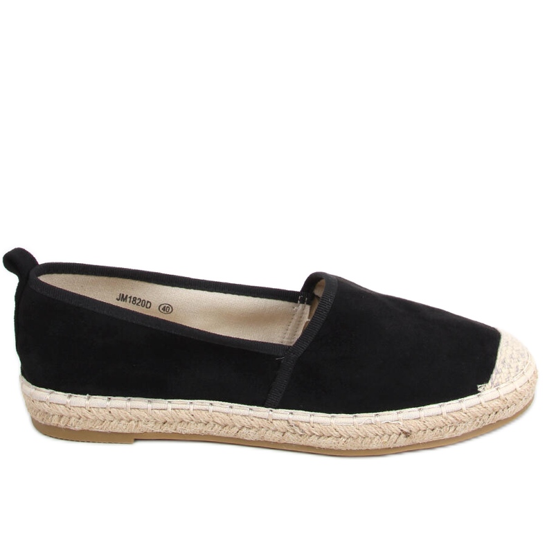 Espadrillas da donna negre nero