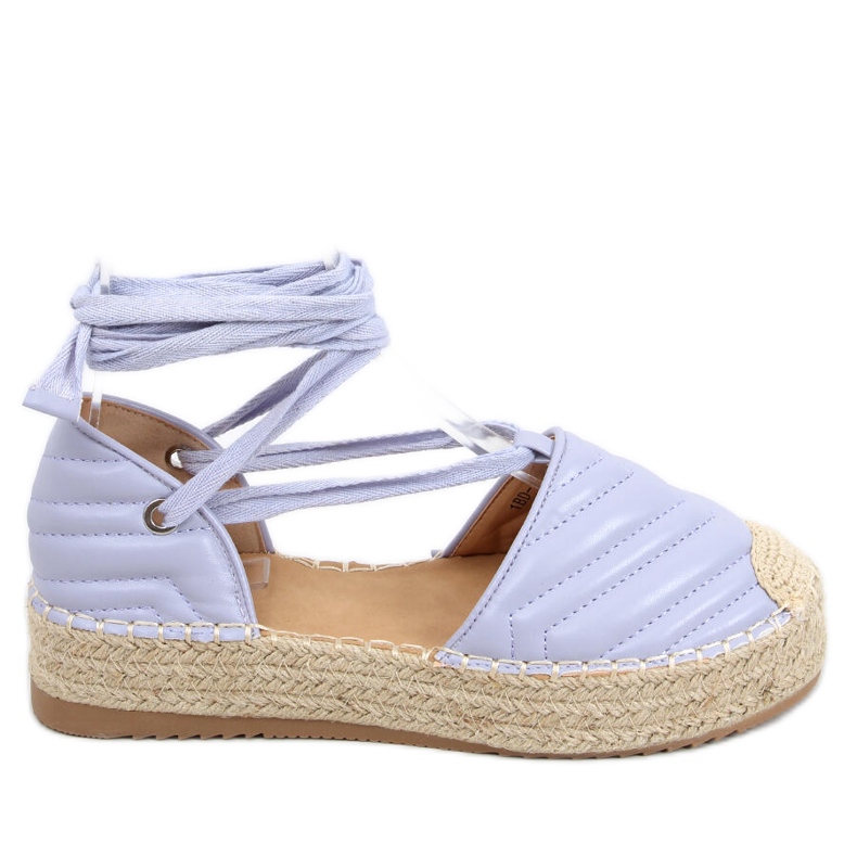 Espadrillas alla caviglia viola Fresia