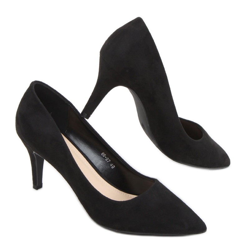 Stiletti su un comodo tacco Holly Black nero