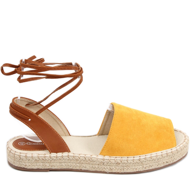 Espadrillas da donna Andrina Yellow marrone giallo