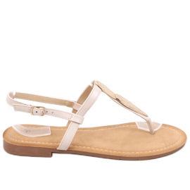 Infradito Attina Beige d'oro